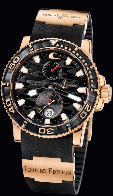 Replica Ulysse Nardin Diver Black Surf Watch 266-37LE-3A